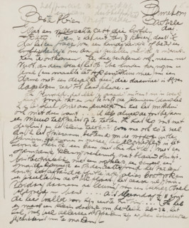 Letter to Mien Cambier van Nooten, letter, Letter dated 'Bastille Day' (July 14)., writer (clerical