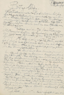 Letter to Mien Cambier van Nooten, letter, writer (clerical worker): Dick Ket, Bennekom,