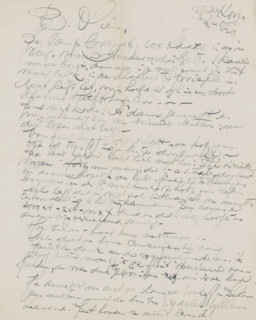 Letter to Mien Cambier van Nooten, letter, writer (clerical worker): Dick Ket, Bennekom,