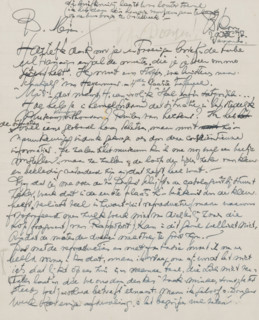 Letter to Mien Cambier van Nooten, letter, writer (clerical worker): Dick Ket, Bennekom,