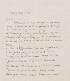 Letter to Willem Bogtman, letter, writer (clerical worker): Richard Nicolaüs Roland Holst, Paris,