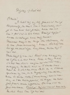 Letter to Willem Bogtman, letter, watermark, writer (clerical worker): Richard Nicolaüs Roland