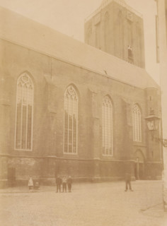 View of the Great or Saint Stephen's Church in Hasselt, photograph, annotation: 'Hasselt, NH