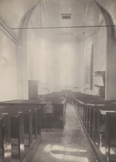 Interior of the Reformed Church in Hellendoorn, photograph, annotation: 'Hellendoorn, Dutch