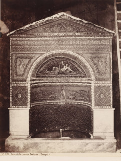 Mosaic in the Casa della nuova Fontana in Pompeii, Italy, Casa della nuova fontana (Pompei),
