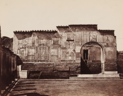 Bagni nuovi (Pompeii), Ruins of a bathhouse in Pompeii, photograph, number: '28', inscription: