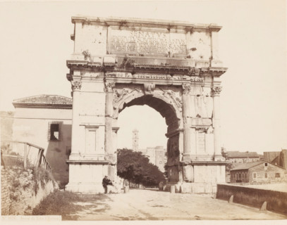 Arco di Tito (Roma), Triumphal Arch of Titus in Rome, Italy, photograph, number: '6', number: 'No.