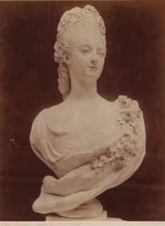 Bust of Adélaïde de Sardaigne, by A. Coysevox, Coyzevox - Madame Adélaïde de Sadaigne. Château de