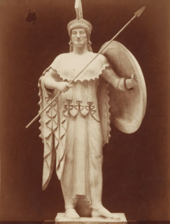 Art Grec Athenée provenant du Temple d'Egine Musée de Munich, Statue of Pallas Athena, from the