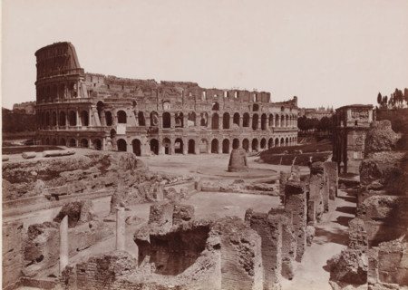 View of the Colosseum in Rome, Italy, Colosseo, Roma, photograph, number: '4222.', number: '104.',