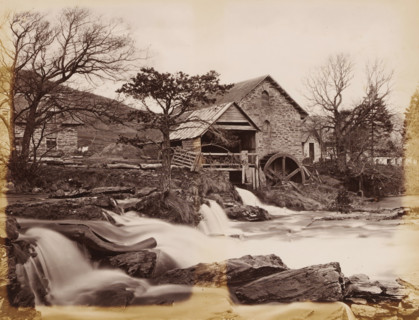 Watermill at the Dochart in Killin, Mill on the Docharts, Killin, album page, photograph, This page