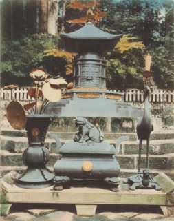 Tomb of Ieyasu, Nikko, photograph, annotation: '38. Tomb.', c. 1895 - c. 1915, photographer, Kanto,