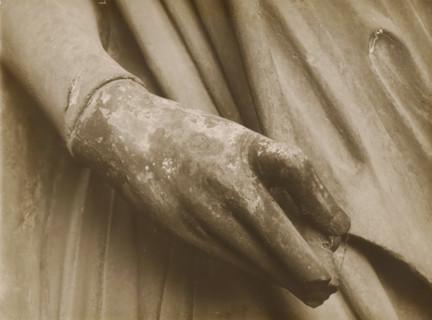 Adamspforte (r.Hand), Detail of the Adamspforte in Bamberg Cathedral, album page, photograph, This
