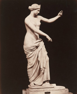 Venus of Capua, Museo di Napoli Venere, album page, photograph, This photo is part of an album.,