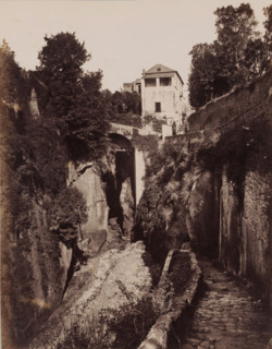 View of a gorge in Sorrento, Italy, Ravino di Sorrento, photograph, number: '137.', inscription: '