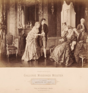 Reproduction of painting 'Vorstellung der Braut' by Otto Erdmann (1834-1905), Gallerie Moderner
