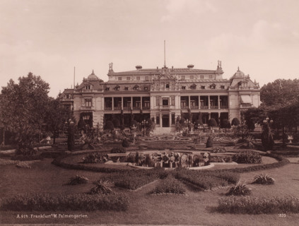 The 'Gesellschaftshaus' in the 'Palmengarten', Frankfurt am Main, Germany, photograph, The