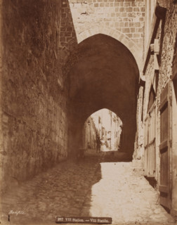 VIII Station', eighth station in the Passion of Christ?, Jerusalem?, Palestine?, photograph, View