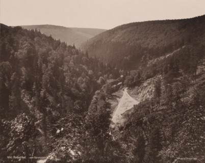 Radauthal vom Bärenstein', Harz, Germany, photograph, View of the Radauthal from a high vantage