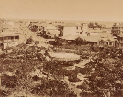 Place de Lesseps, Port Said, Egypt, photograph, Egypt., signature: 'Arnoux', inscription: 'No ?