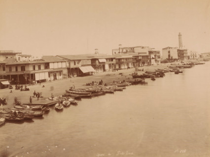 Quai de Port Said, Egypt, photograph, Egypt., inscription: 'quai de Port Said No. 326',