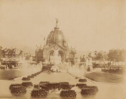 World Exhibition 1889 ('Exposition 1889 - fontaine Lumineuse avec Dôme Central.'), Paris,