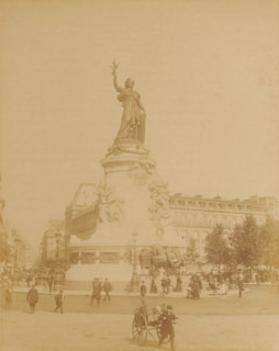 Place de la République, Paris, France, photograph, France., check stamp: 'Photography Company, J.