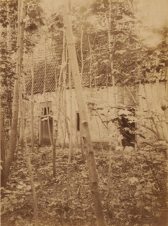 Dekema State in Weidum during the demolition, photograph, annotation: 'Weidum (Fr), Dekema State,