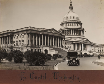 The Capitol, Washington DC, United States, album page, photograph, United States., inscription: