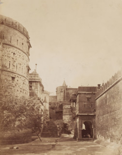 Temple complex at Palitana, Gujarat, India, photograph, Castle complex ?, India ?., Palitana, c.