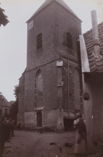 Tower of the Joriskerk in Borculo, photograph, annotation: 'NH Kerk te Borculo', number: '10',