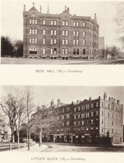 Little's Block, Beck Hall, page, photomechanical print, number: '(34) (38)', Cambridge (MA), c.