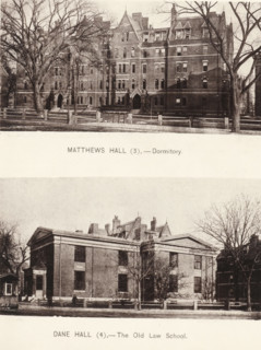Dane Hall, Matthews Hall, page, photomechanical print, number: '(3) (4)', Cambridge (MA), c. 1881 -