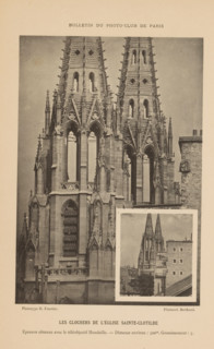 Les Clochers de l'Église Sainte-Clotilde, Part of the towers of the Église Sainte-Clotilde in