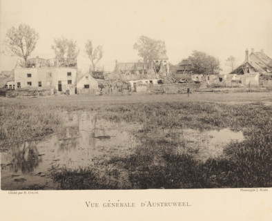 View of Oosterweel with destroyed houses after an explosion of a munitions factory in 1889, Vue