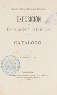 Album fotográfico de la exposition de trajes y armas, celebrada por la Asociación