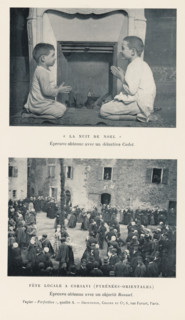 Local Festival in Corsavy (Pyrénées-Orientales), Two boys put out their shoe for Christmas and a