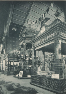 Pavillons en Chocolat (Gebr. Stollwerck, Koeln), Pavilions of the Stollwerck brothers during the