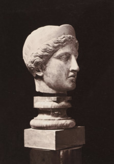 Marble statue of Hera, photograph, page, photographer: Stephen Thompson, c. 1869 - in or before