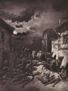 La Guerre, Reproduction of La Guerre by Gustave Doré, reproduction, page, photomechanical print,