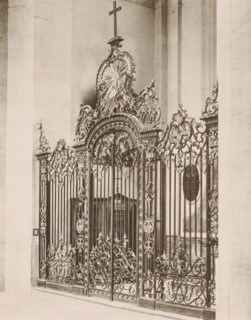 Chapel in the Notre-Dame de Saint-Sigisbert in Nancy, photomechanical print, This print is part of