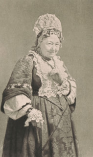 Mrs Stirling, Portrait of Mary Anne Stirling in the role of a sister, page, photomechanical print,