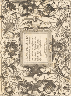 Frontispice, XVIe Siècle, Reproduction of a title page with grotesques by Hans Vredeman de Vries,