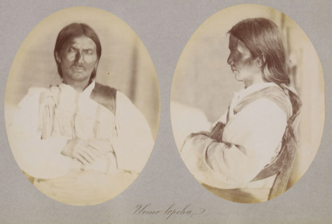 Two portraits of an unknown man of the Lepcha, Uomo lepcha, photograph, page, photographer: Paolo