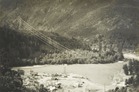 Line: Diabolo dam power station gorge, Electricity connection between Gorge power station and the