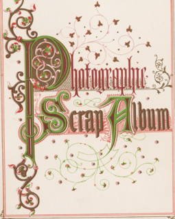 Photographie Scrap Album, Photo album with 61 photographic reproductions of paintings, photograph