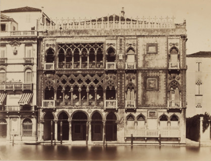 View of the Ca' d'Oro in Venice, photograph, photographer: attributed to Carlo Naya, c. 1880 - c.
