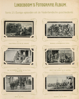 Six reproductions of drawings of events from the history of the Netherlands, Some episodes from