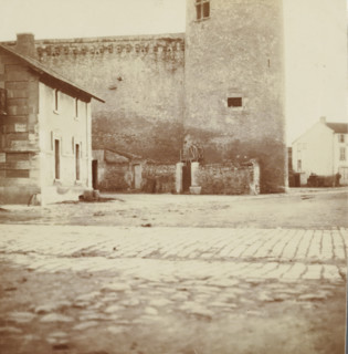 View in an unknown city, France, photograph, France., c. 1900 - c. 1903, photographer, paper,