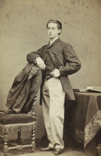 Portrait of an Unknown Young Man, carte-de-visite, name: 'Wegner & Mottu photo. Amsterdam',